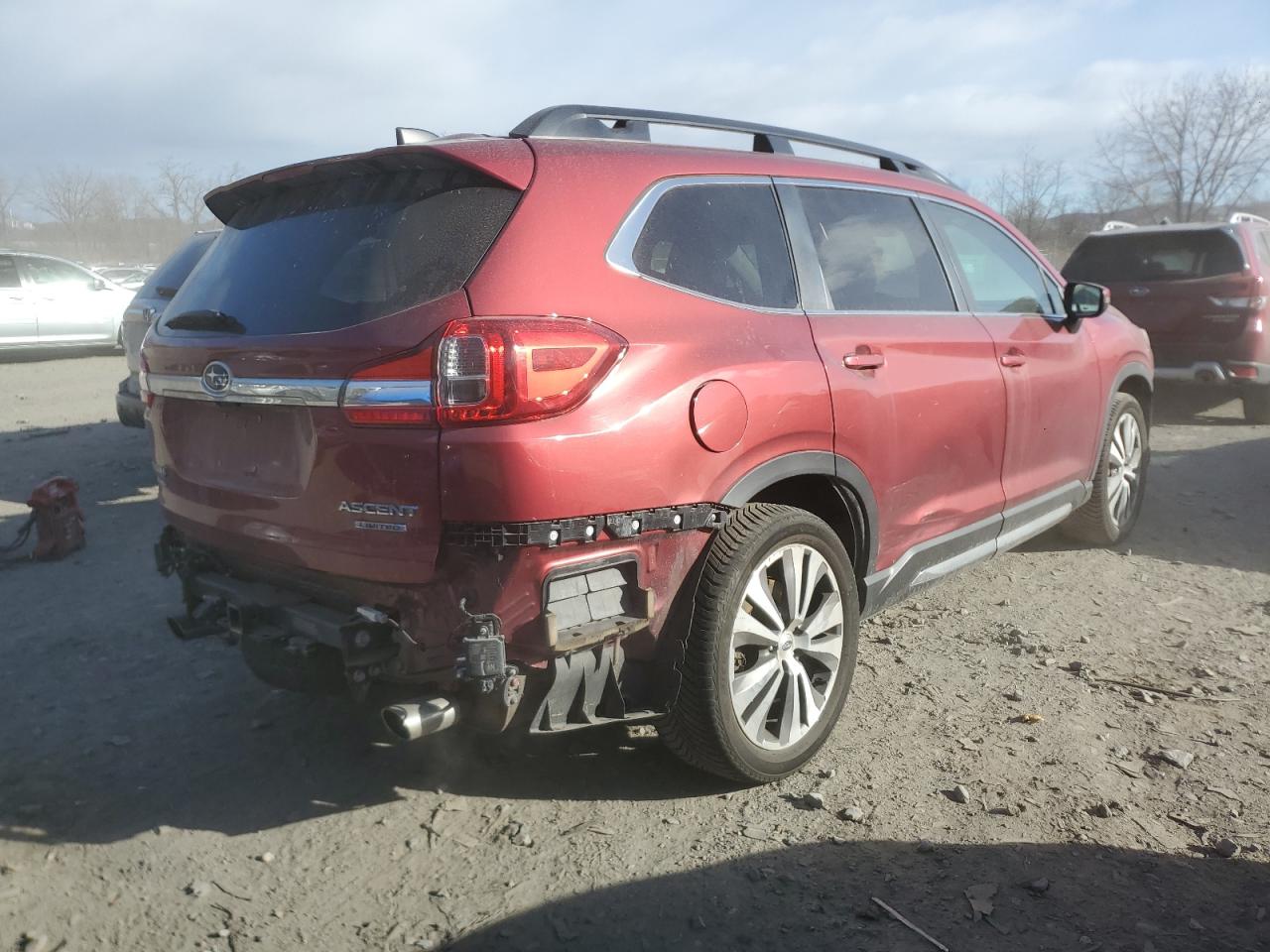 2020 Subaru Ascent VIN 4S4WMALD8L3445670 Copart auction photo, all over damage thumbnail 3