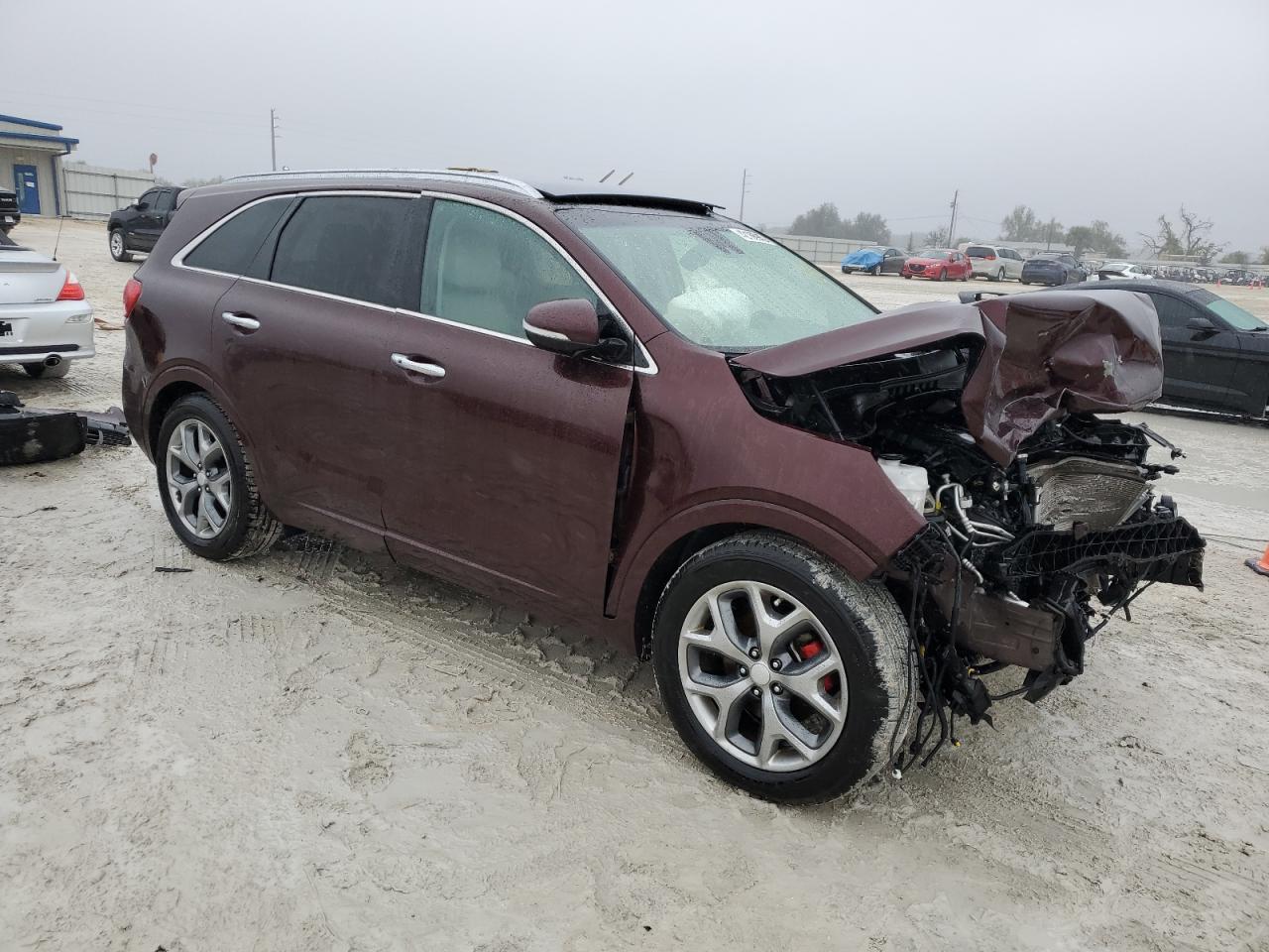 2017 KIA Sorento VIN 5XYPK4A51HG314269 Copart auction photo, front end damage thumbnail 4