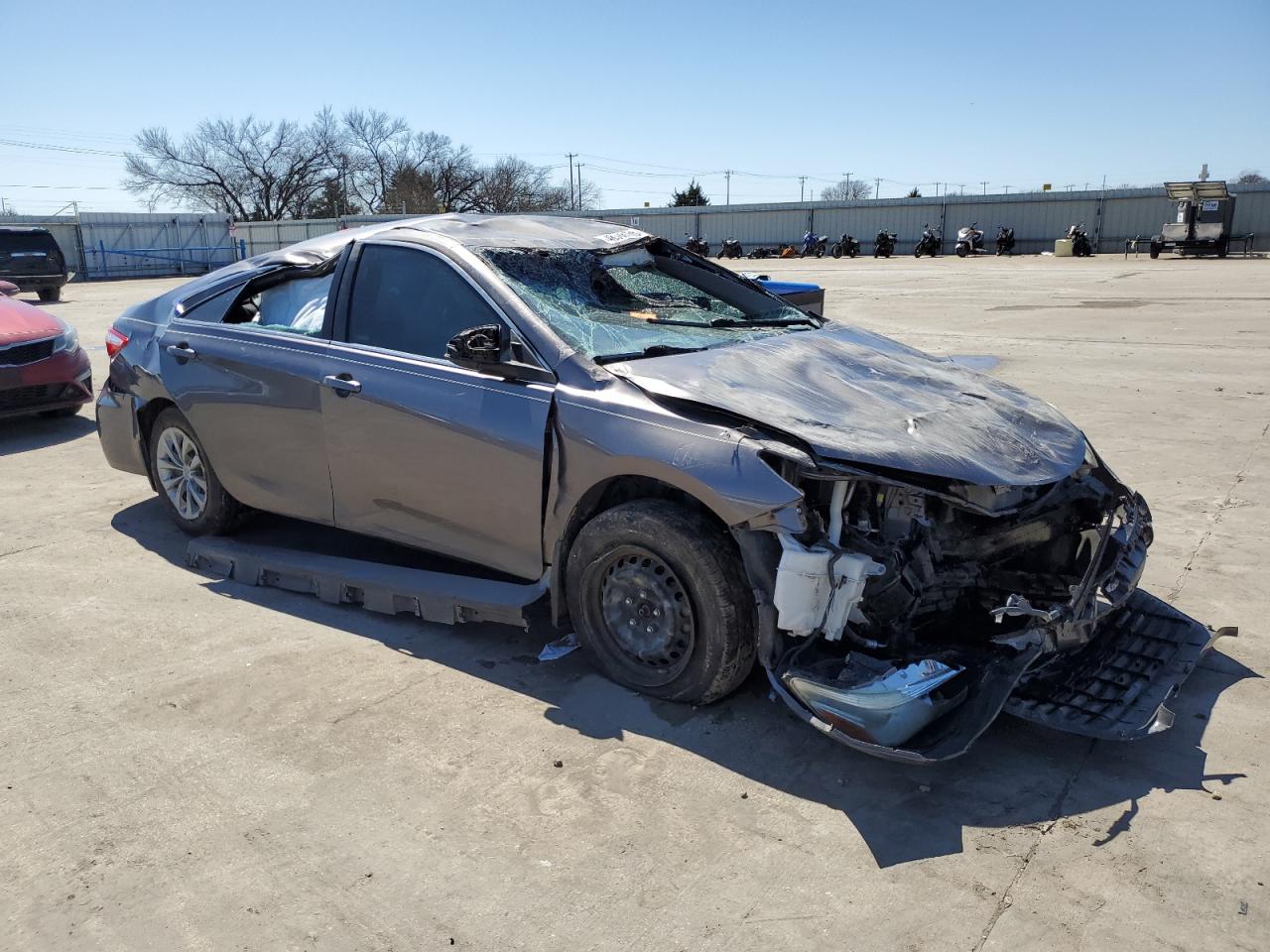 2017 Toyota Camry VIN 4T1BF1FKXHU338771 Copart auction photo, all over damage thumbnail 4