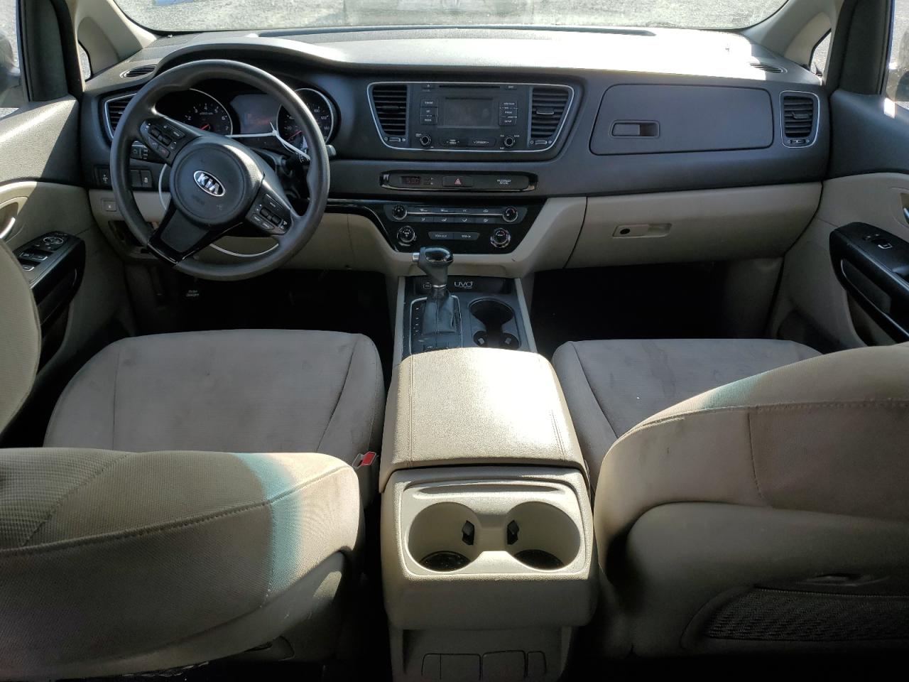 2015 KIA Sedona VIN KNDMB5C11F6043085 Copart auction photo, all over / damage history damage thumbnail 8