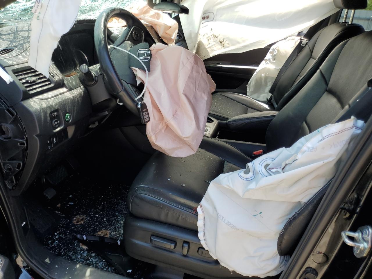 2019 Honda Pilot VIN 5FNYF5H50KB035737 Copart auction photo, rollover / undercarriage damage thumbnail 7