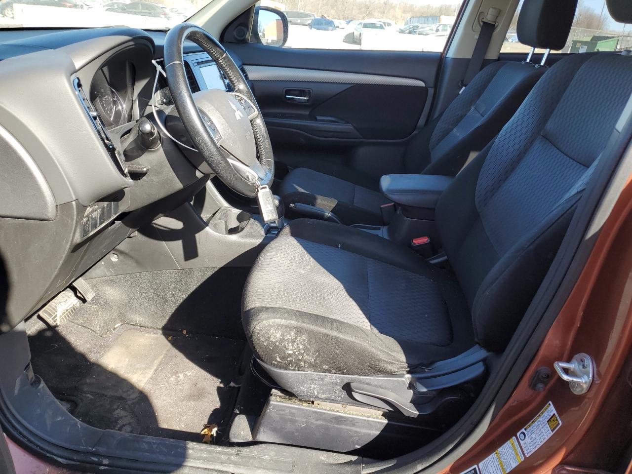 2014 Mitsubishi Outlander VIN JA4AZ3A31EZ010747 Copart auction photo, front end / rear end damage thumbnail 7