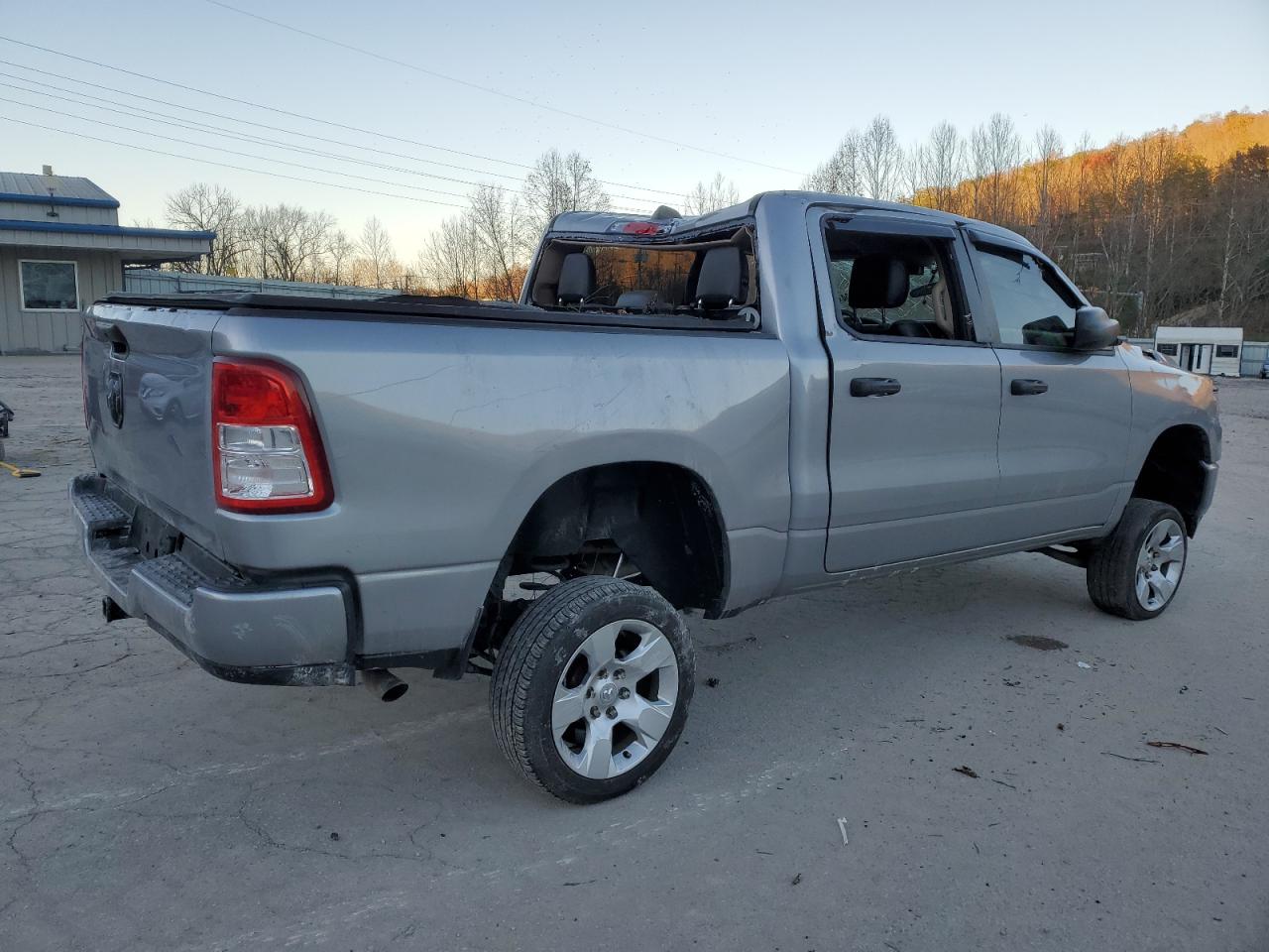 2019 RAM 1500 VIN 1C6SRFGT9KN608677 Copart auction photo, all over damage thumbnail 3