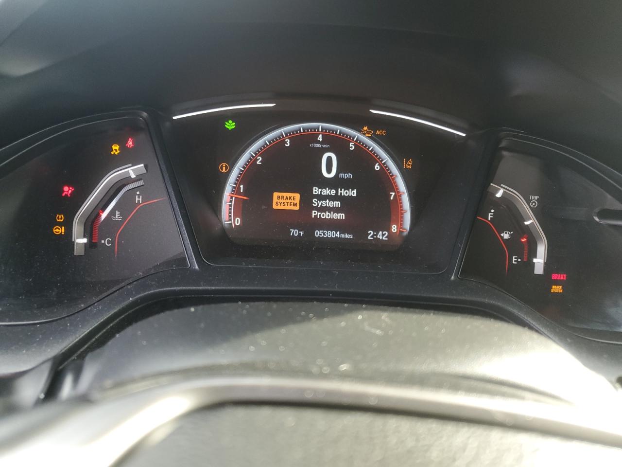 2019 Honda Civic VIN SHHFK7G47KU222981 Copart auction photo, rear end damage thumbnail 9