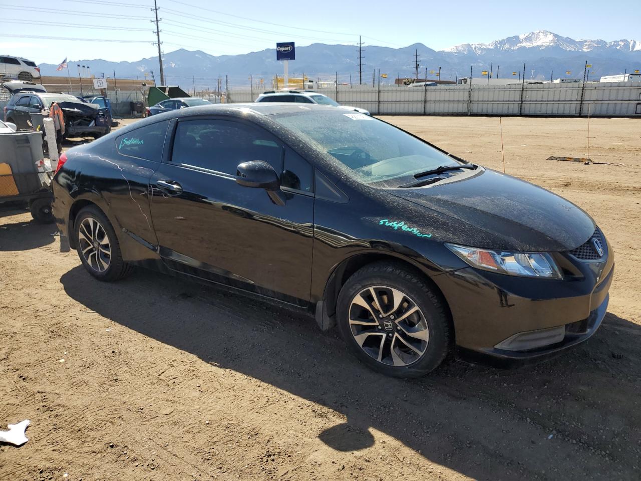 2013 Honda Civic VIN 2HGFG3B87DH518541 Copart auction photo, rear end damage thumbnail 4