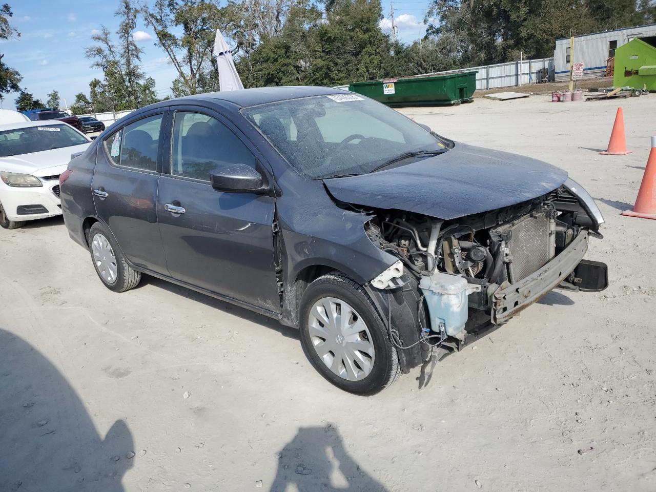2018 Nissan Versa VIN 3N1CN7AP5JL877450 Copart auction photo, front end damage thumbnail 4