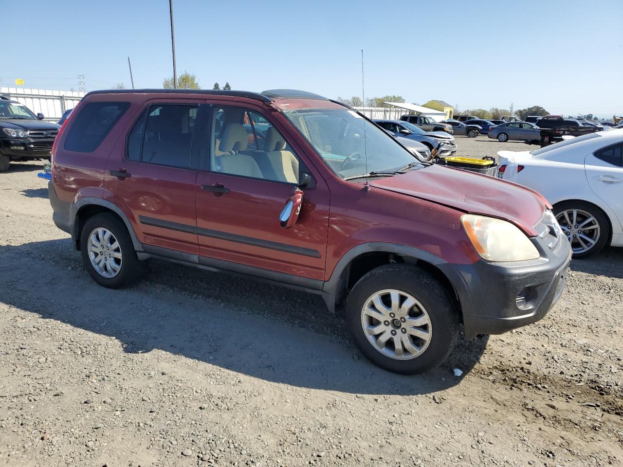 2006 Honda CR-V VIN JHLRD78836C010479 Copart auction photo, front end / top/roof damage thumbnail 4