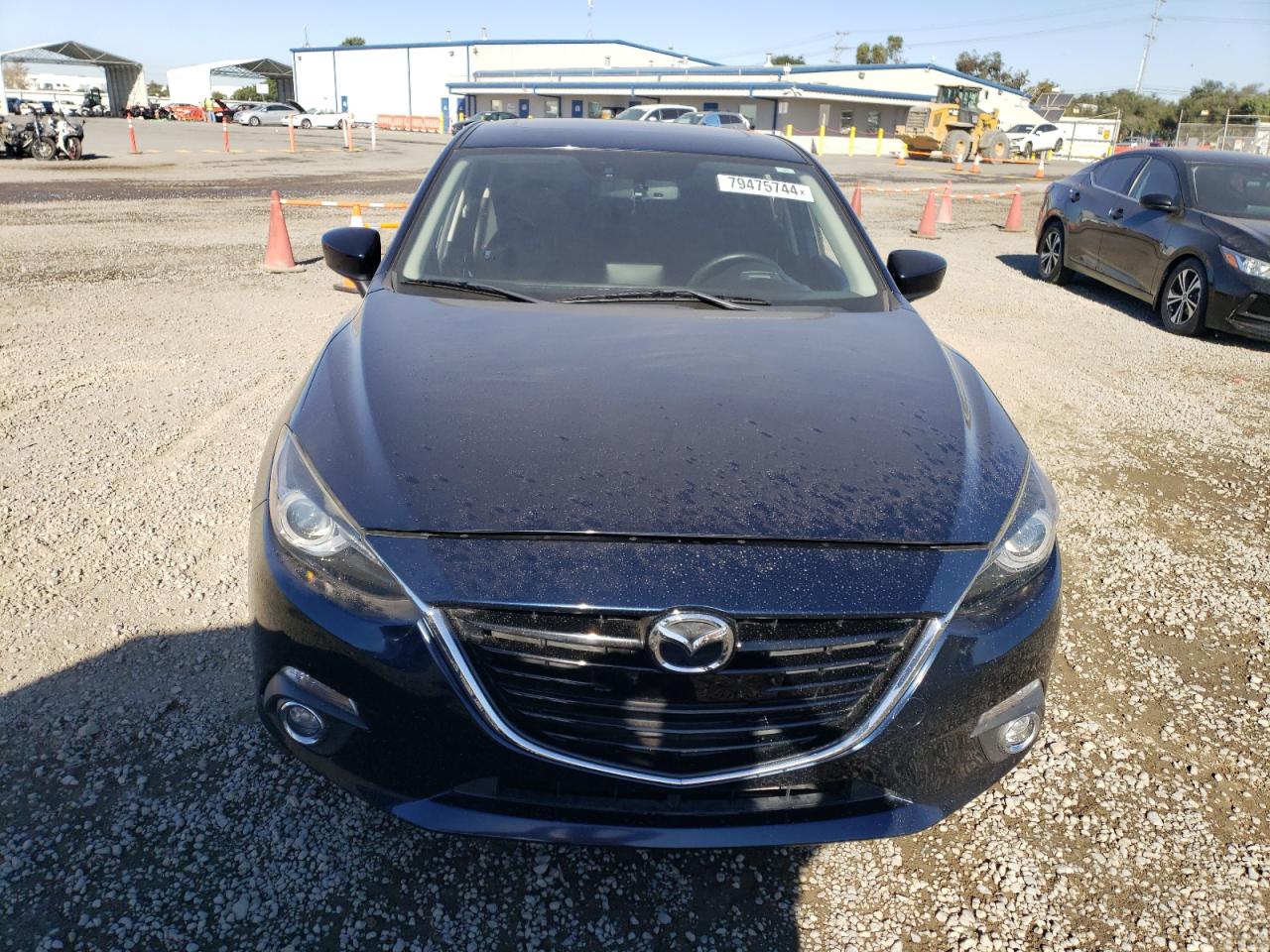 2014 Mazda 3 VIN JM1BM1W38E1141100 Copart auction photo, rear end damage thumbnail 5