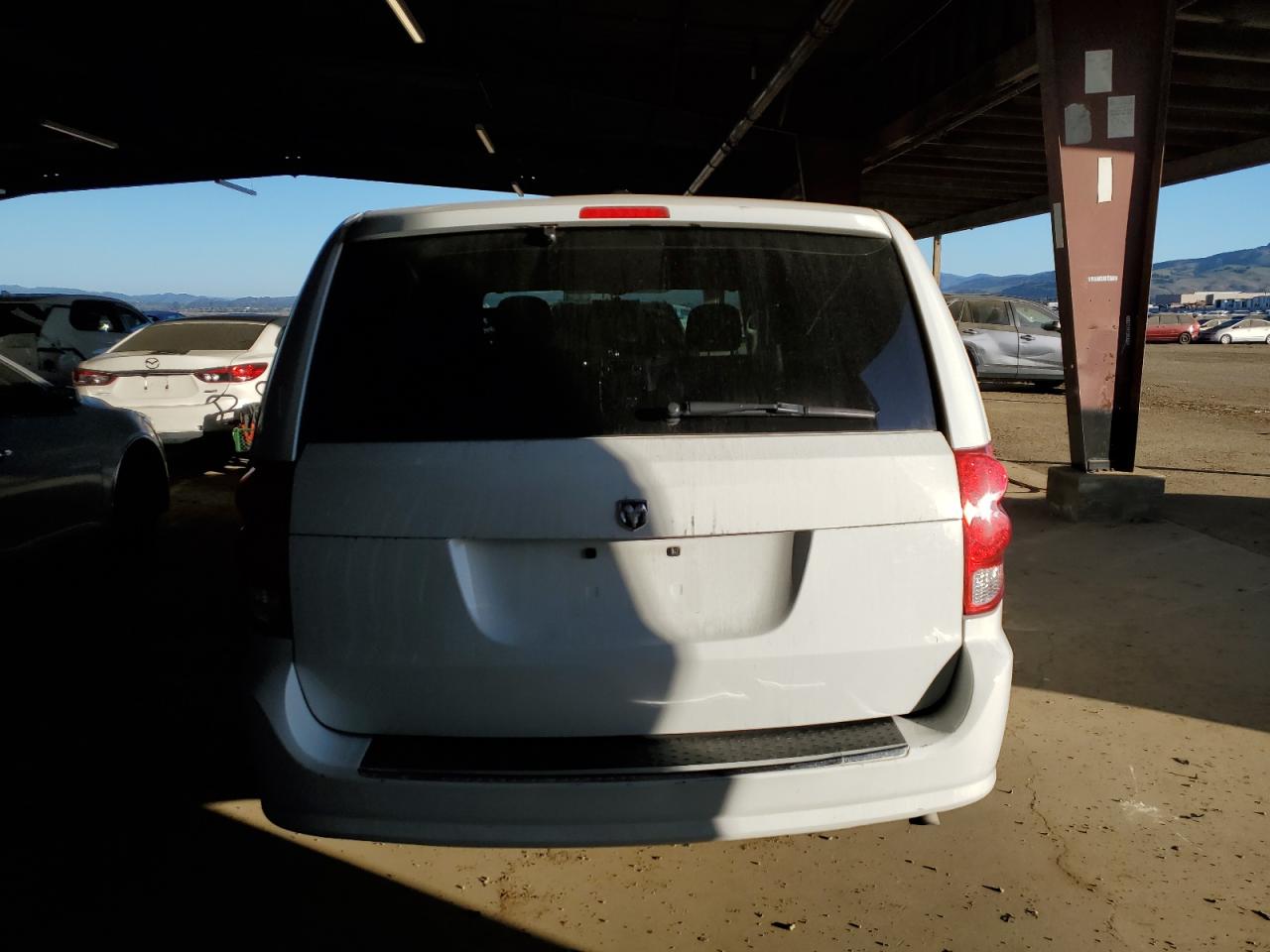 2014 RAM Cargo Van Tradesman VIN 2C4JRGAG9ER221785 Copart auction photo, side damage thumbnail 6