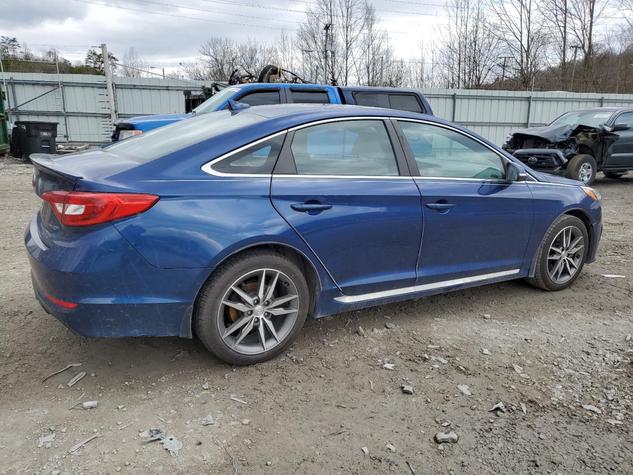 2017 Hyundai Sonata VIN 5NPE34AB6HH502353 Copart auction photo, water/flood damage thumbnail 3