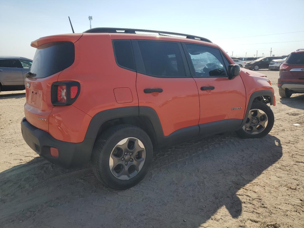 2017 Jeep Renegade VIN ZACCJAAB3HPF48435 Copart auction photo, front end / side damage thumbnail 3