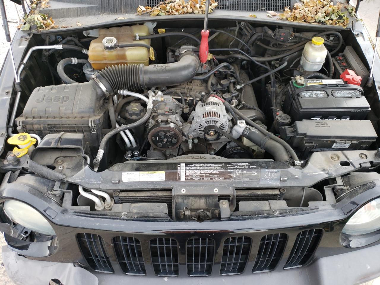 2004 Jeep Liberty (North America) VIN 1J4GL48K64W271645 Copart auction photo, front end / hail damage thumbnail 12