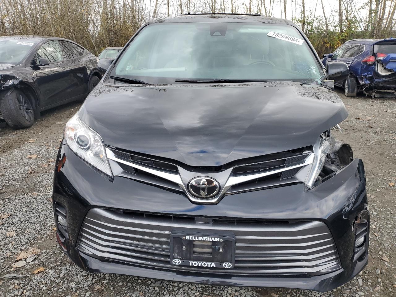 2018 Toyota Sienna VIN 5TDDZ3DC5JS200772 Copart auction photo, front end damage thumbnail 5