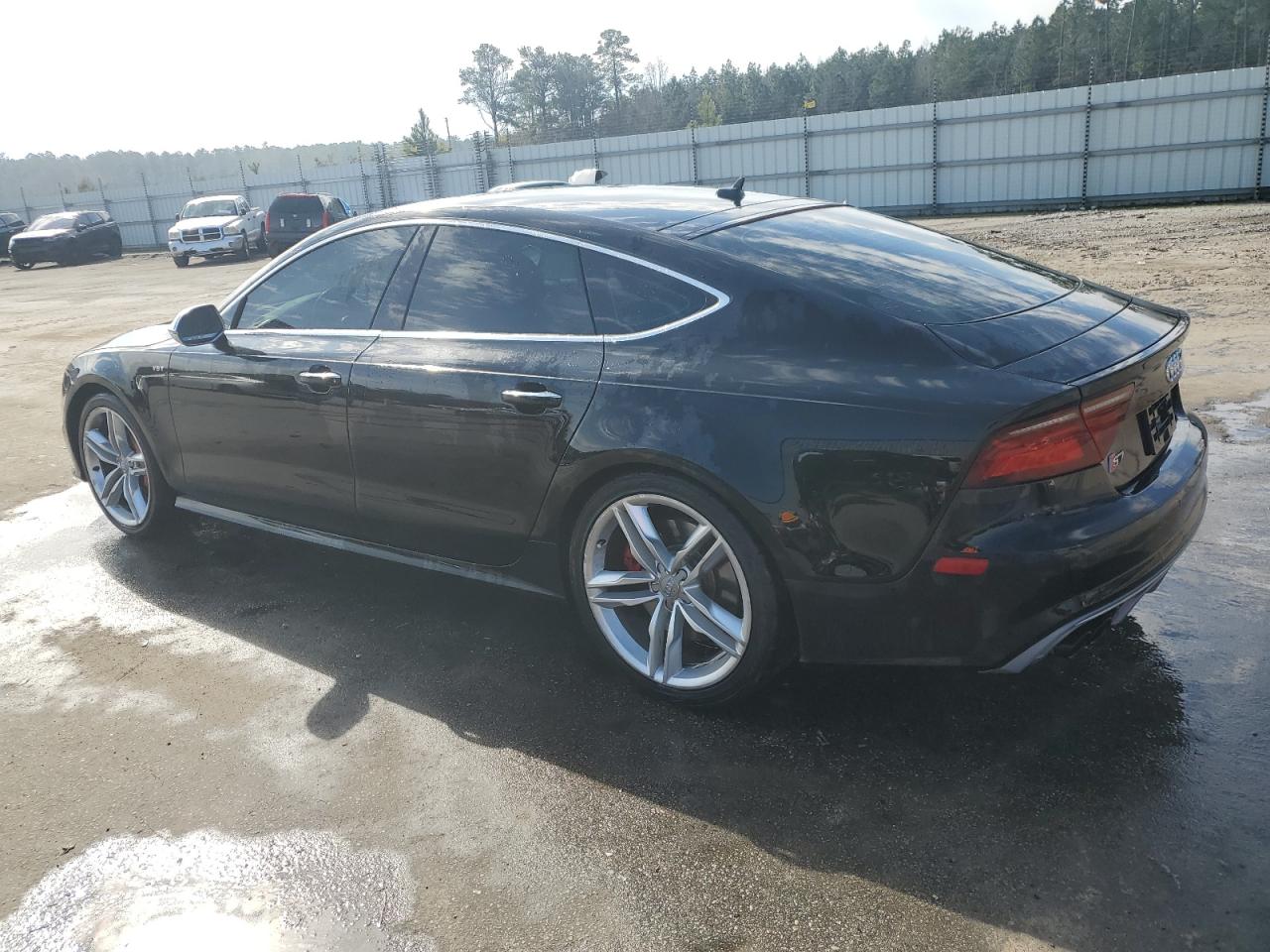 2017 Audi S7 VIN WAUWFAFC9HN033980 Copart auction photo, rear end / side damage thumbnail 2
