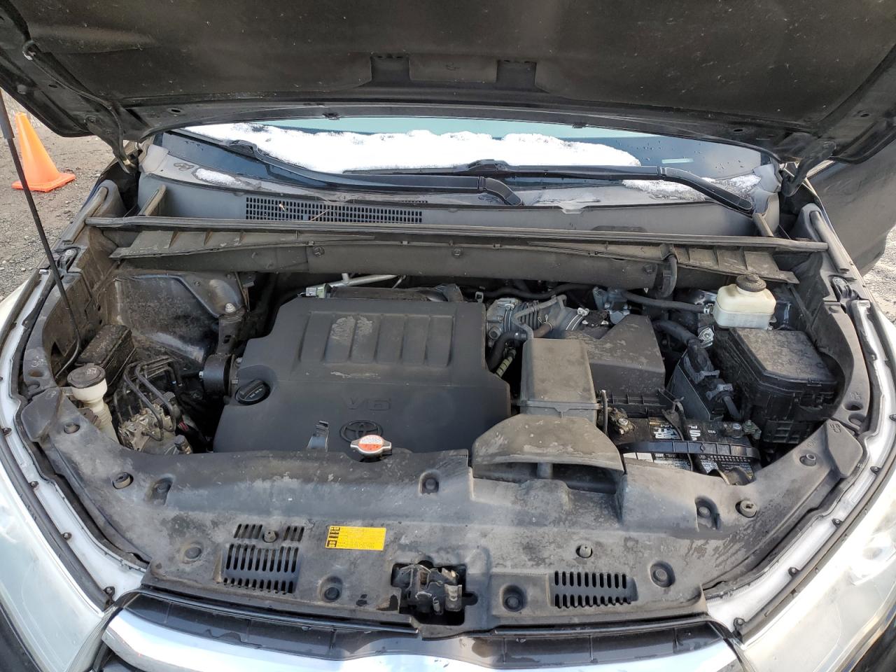 2016 Toyota Highlander VIN 5TDJKRFH7GS296495 Copart auction photo, side damage thumbnail 12