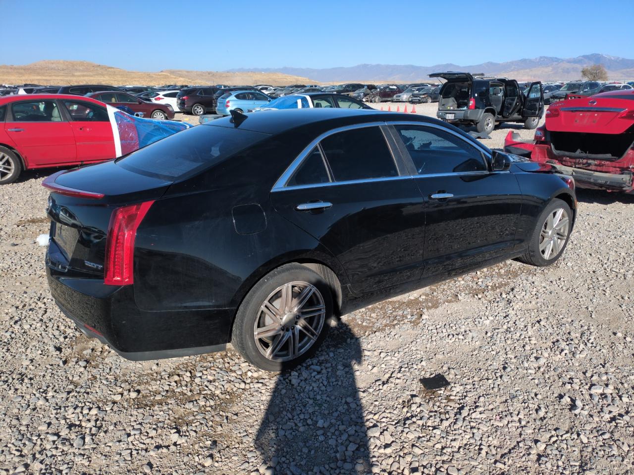 2014 Cadillac ATS VIN 1G6AG5RX1E0105377 Copart auction photo, front end damage thumbnail 3