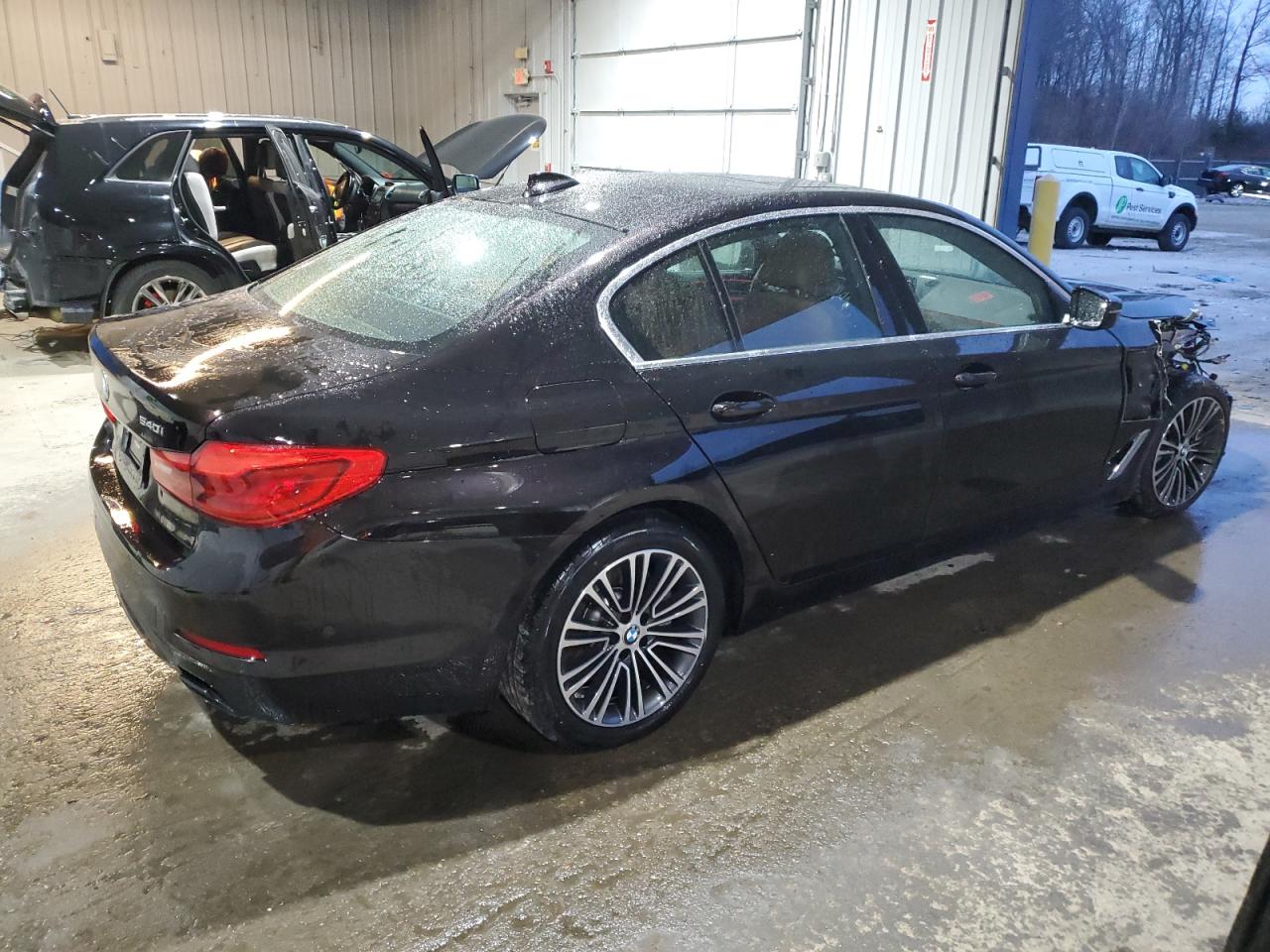 2020 BMW 5er VIN WBAJS3C07LCE60173 Copart auction photo, front end damage thumbnail 3