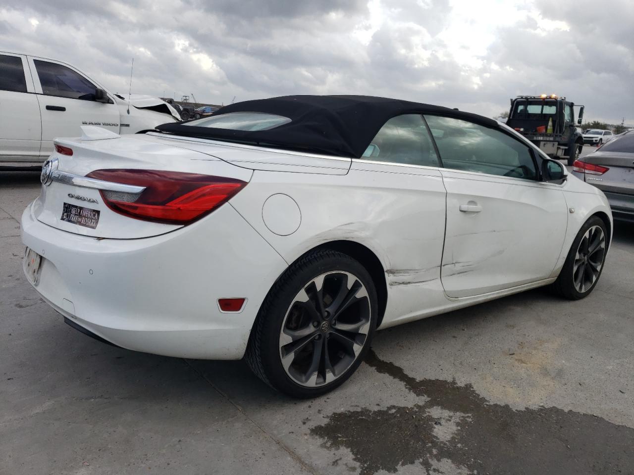 2016 Buick Cascada VIN W04WT3N5XGG140320 Copart auction photo, side / minor dent/scratches damage thumbnail 3