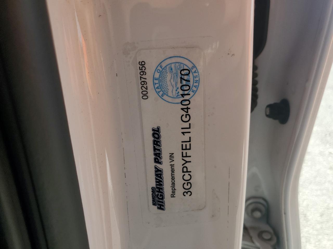 2020 Chevrolet Silverado VIN 3GCPYFEL1LG401070 Copart auction photo, vandalism damage thumbnail 12