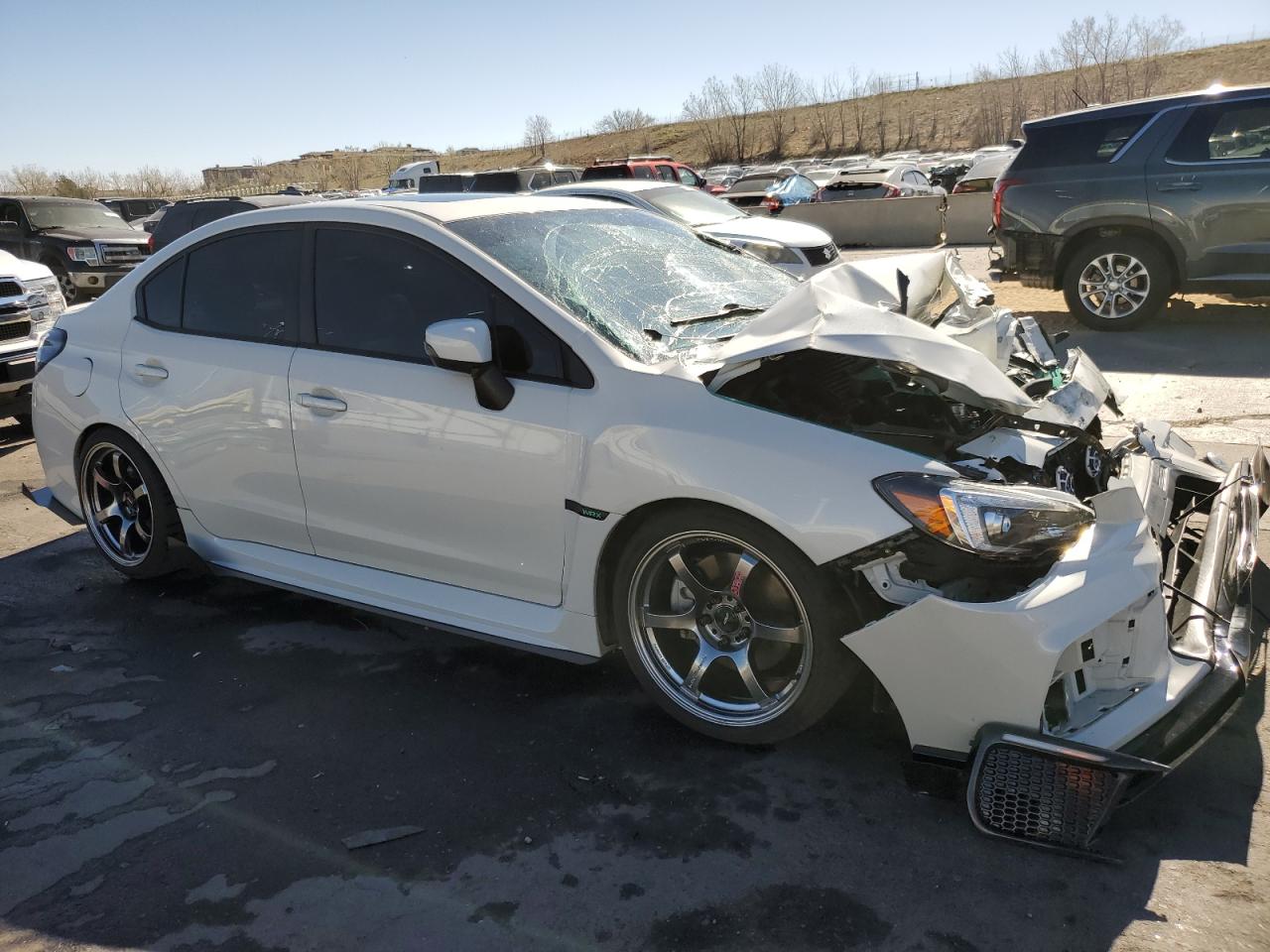 2021 Subaru WRX VIN JF1VA1J63M9822990 Copart auction photo, front end / rear end damage thumbnail 4