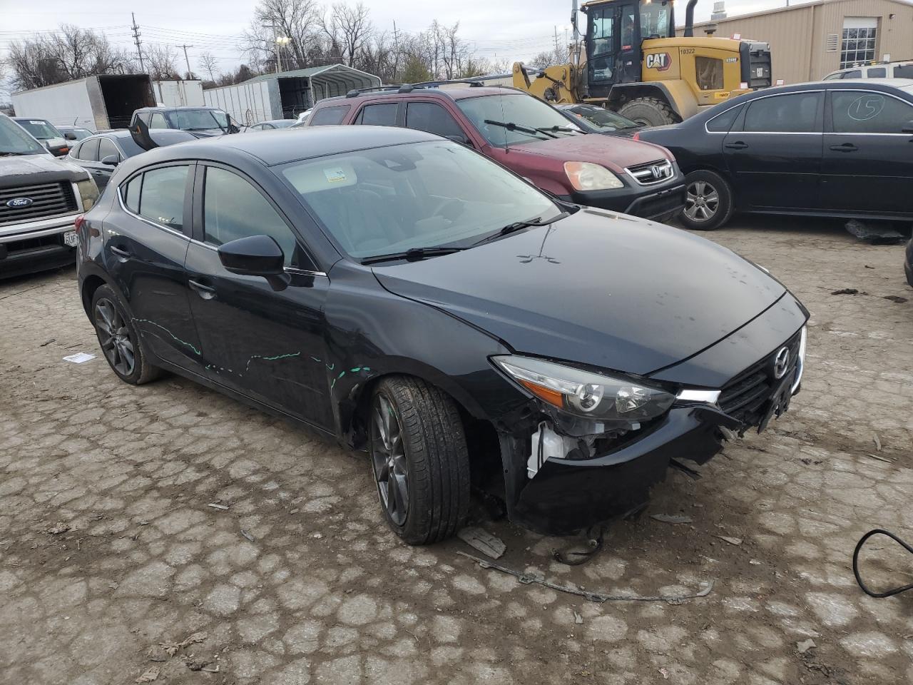 2018 Mazda 3 VIN 3MZBN1L36JM259691 Copart auction photo, front end / undercarriage damage thumbnail 4