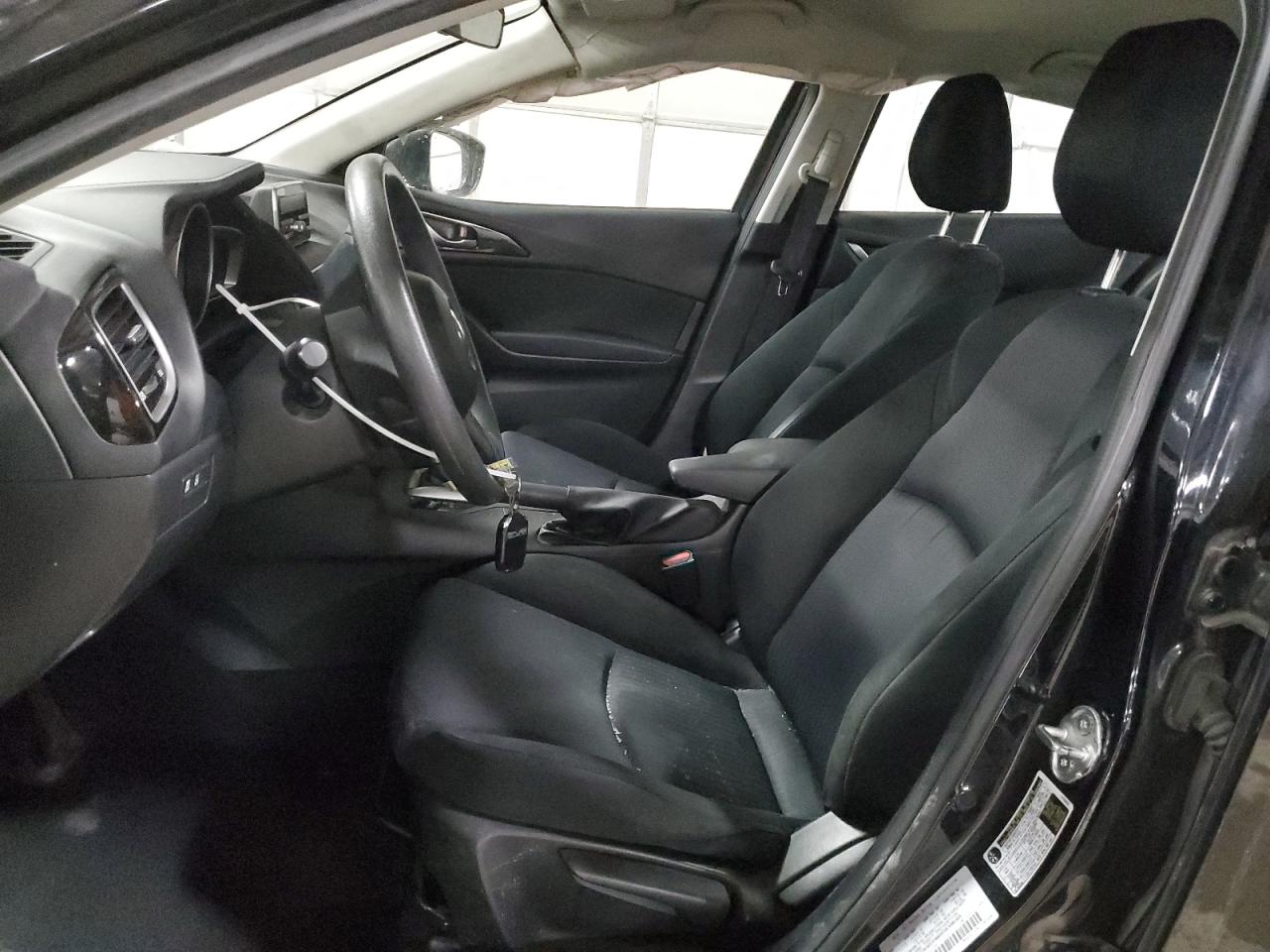 2014 Mazda 3 VIN JM1BM1U70E1152212 Copart auction photo, side / rear end damage thumbnail 7