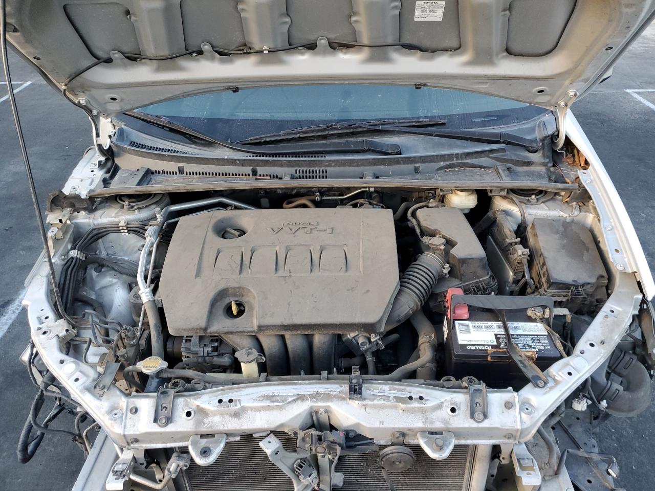 2017 Toyota Corolla VIN 5YFBURHE9HP653865 Copart auction photo, front end / all over damage thumbnail 11