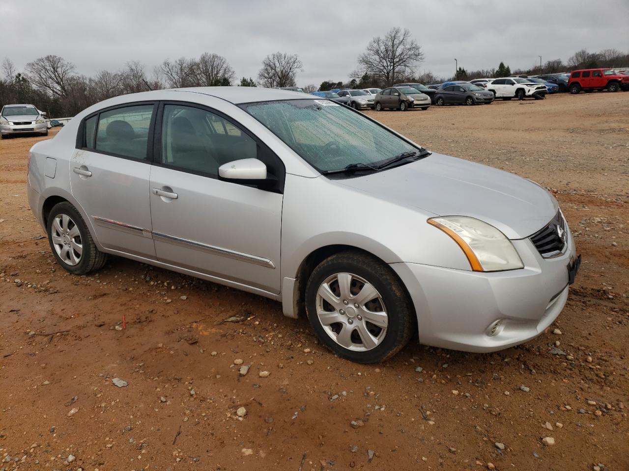 2010 Nissan Sentra VIN 3N1AB6AP3AL719697 Copart auction photo, front end / side damage thumbnail 4