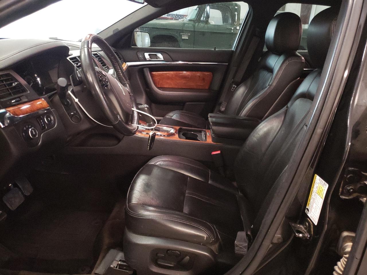 2014 Lincoln MKS VIN 1LNHL9FT9EG601160 Copart auction photo, front end / side damage thumbnail 7