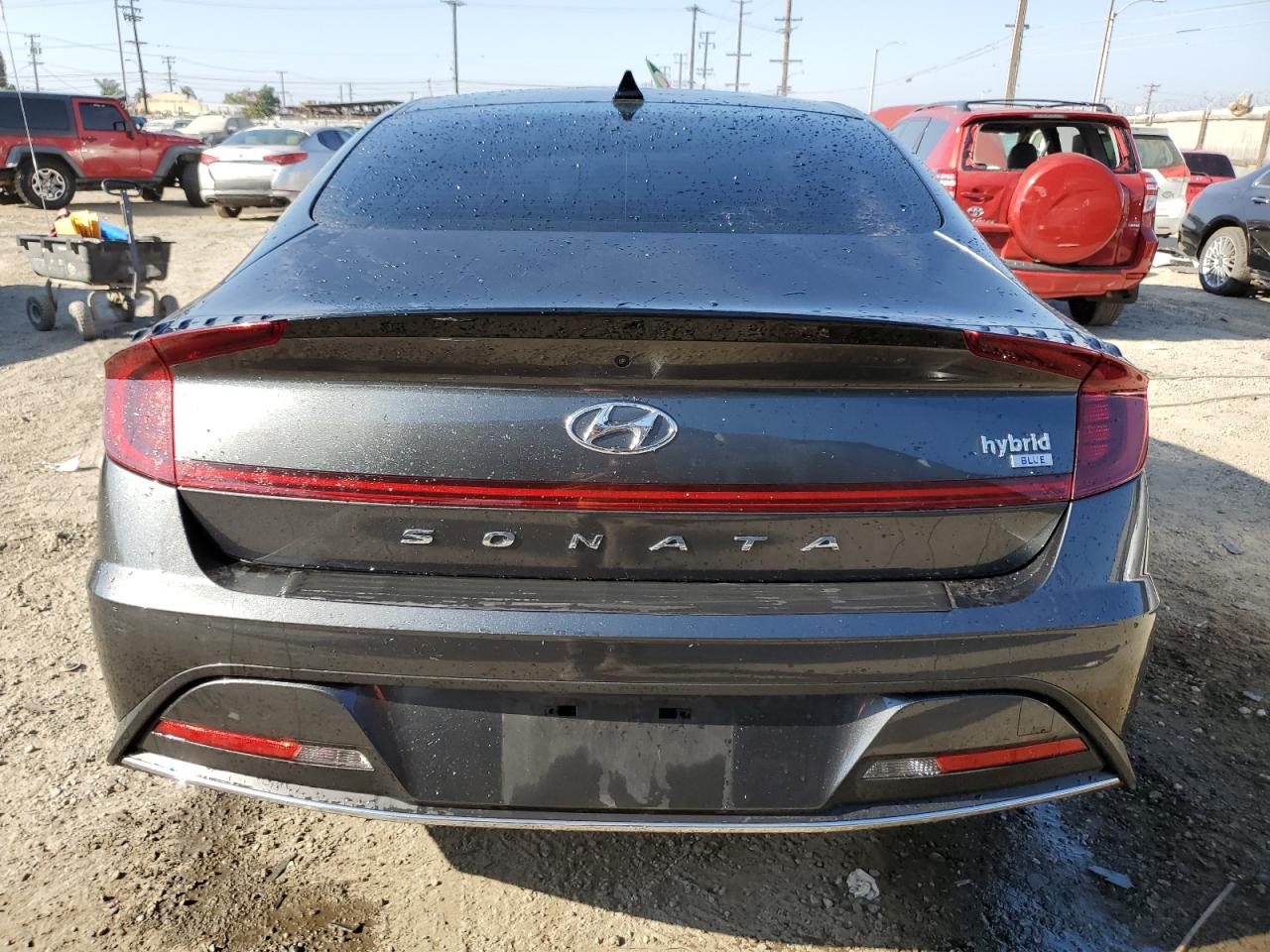 2023 Hyundai Sonata VIN KMHL24JJ7PA075722 Copart auction photo, side / rear end damage thumbnail 6