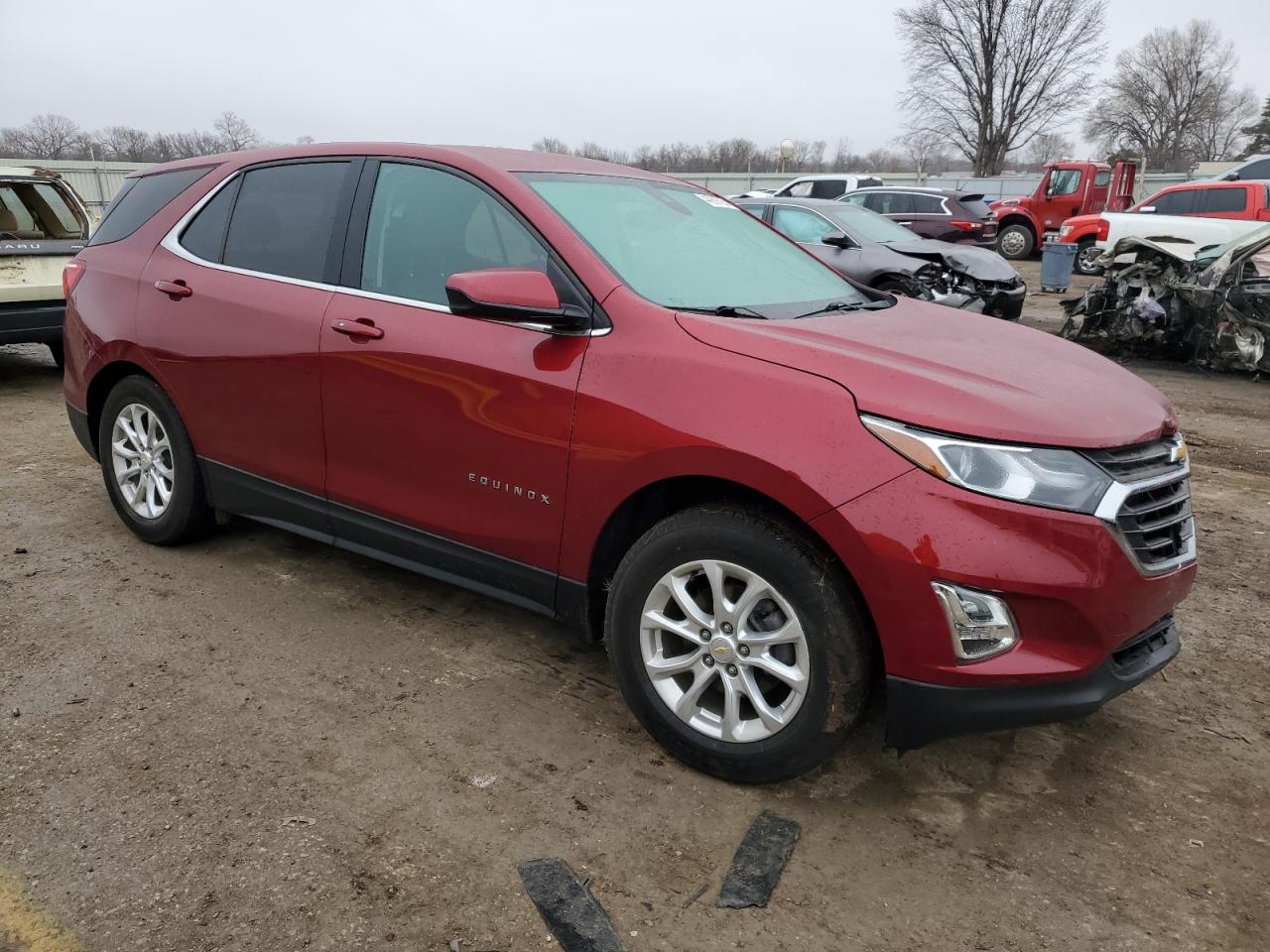 2020 Chevrolet Equinox VIN 2GNAXKEV7L6256199 Copart auction photo, rear end damage thumbnail 4