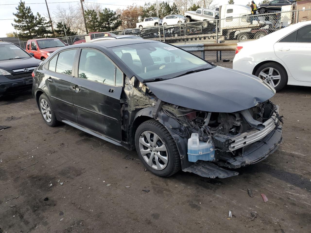 2020 Toyota Corolla VIN 5YFEPRAE3LP102029 Copart auction photo, all over damage thumbnail 4
