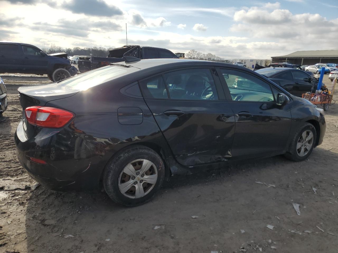 2018 Chevrolet Cruze VIN 1G1BC5SMXJ7159610 Copart auction photo, side / rear end damage thumbnail 3