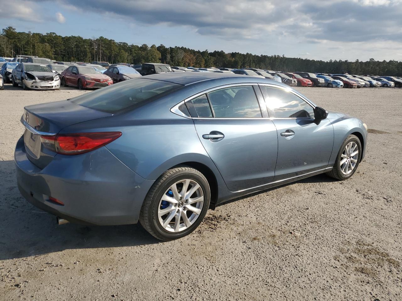 2014 Mazda 6 VIN JM1GJ1U53E1103132 Copart auction photo, side damage thumbnail 3