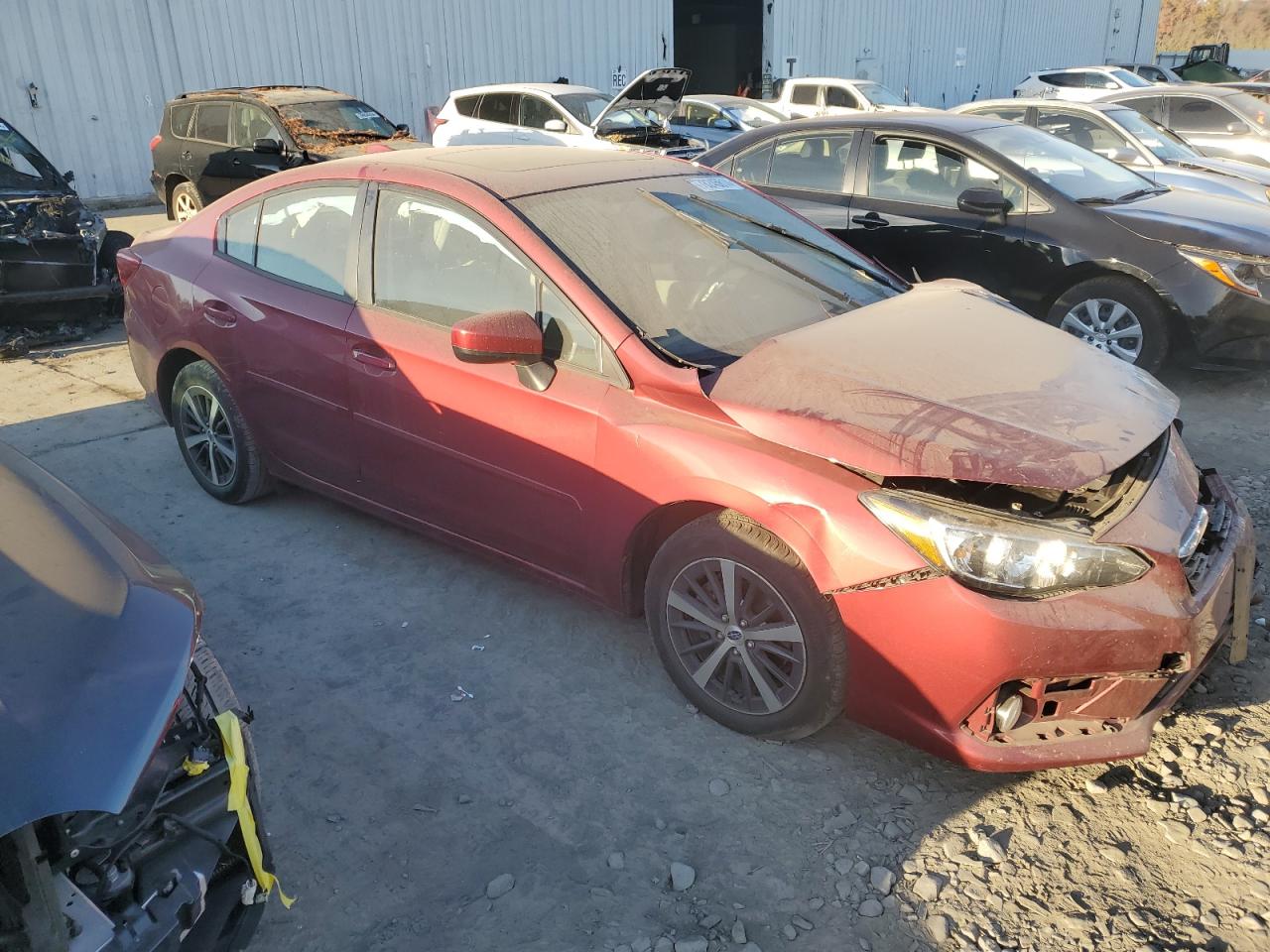 2022 Subaru Impreza VIN 4S3GKAD60N3604098 Copart auction photo, front end / minor dent/scratches damage thumbnail 4