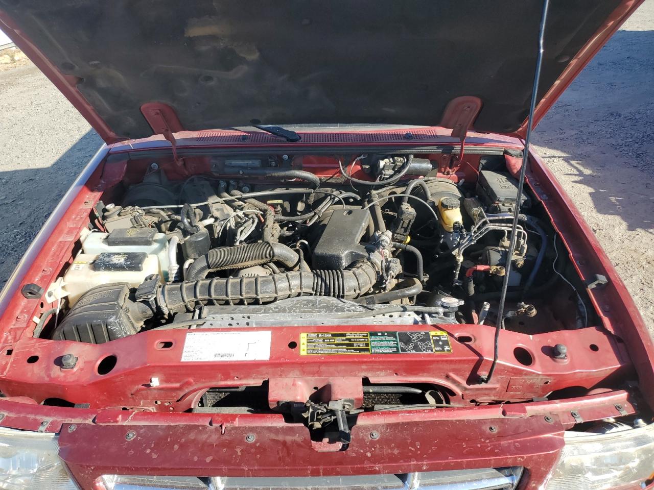 2003 Ford Ranger VIN 1FTYR44V03PA72270 Copart auction photo, front end damage thumbnail 11