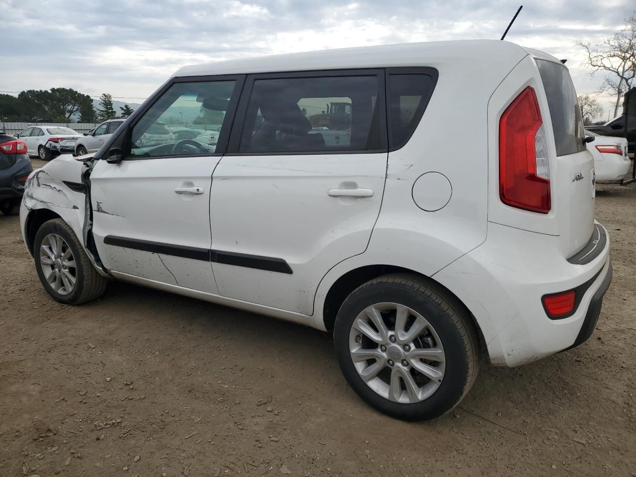 2012 KIA Soul VIN KNDJT2A62C7457818 Copart auction photo, front end / side damage thumbnail 2