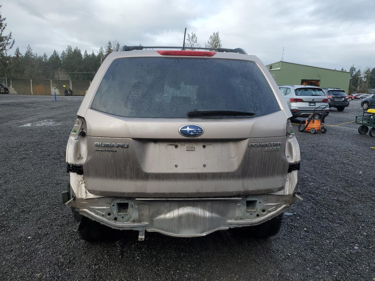 2015 Subaru Forester VIN JF2SJADC8FG485571 Copart auction photo, rear end damage thumbnail 6