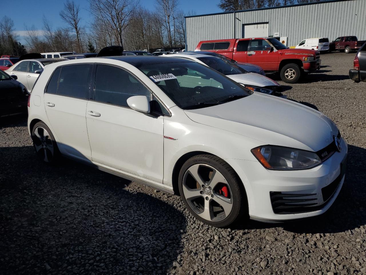 2015 Volkswagen GTI VIN 3VW5T7AU4FM002067 Copart auction photo, rear end damage thumbnail 4