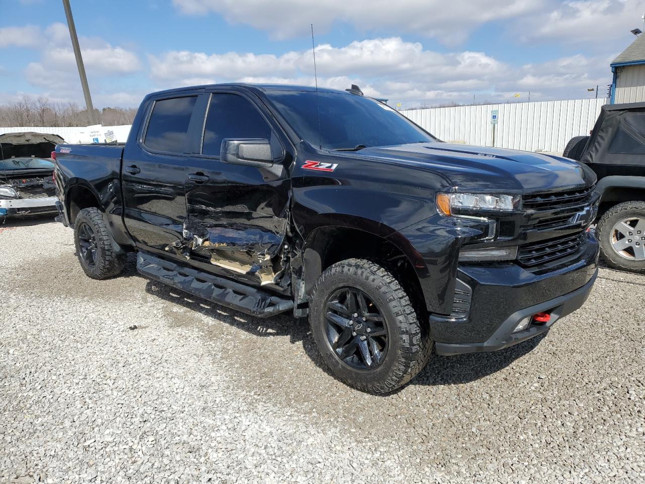 2021 Chevrolet Silverado VIN 1GCPYFEL6MZ388043 Copart auction photo, side damage thumbnail 4