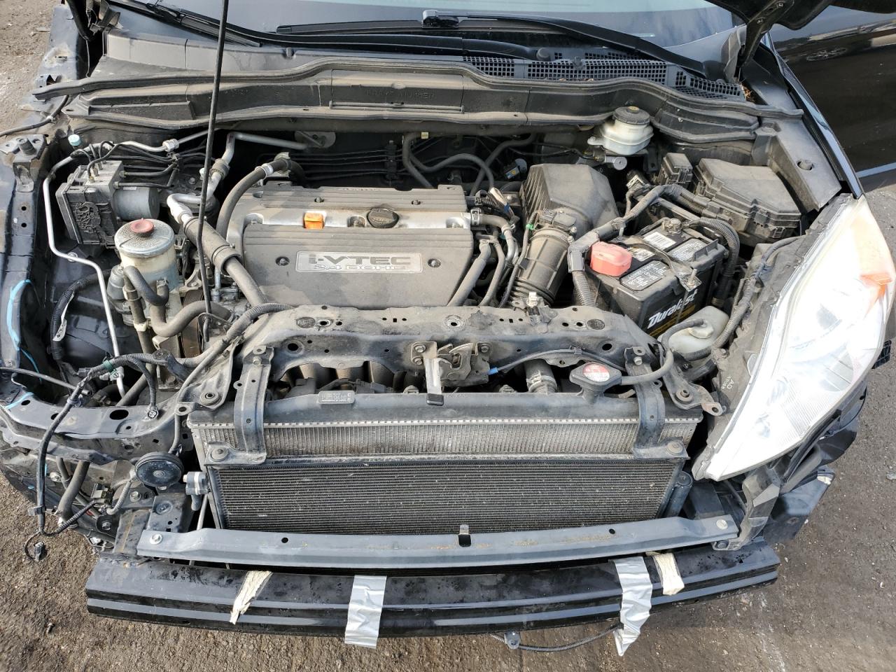 2008 Honda CR-V VIN JHLRE48798C035120 Copart auction photo, all over damage thumbnail 11