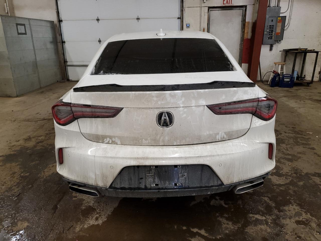 2021 Acura TLX VIN 19UUB6F54MA010159 Copart auction photo, undercarriage / front end damage thumbnail 6