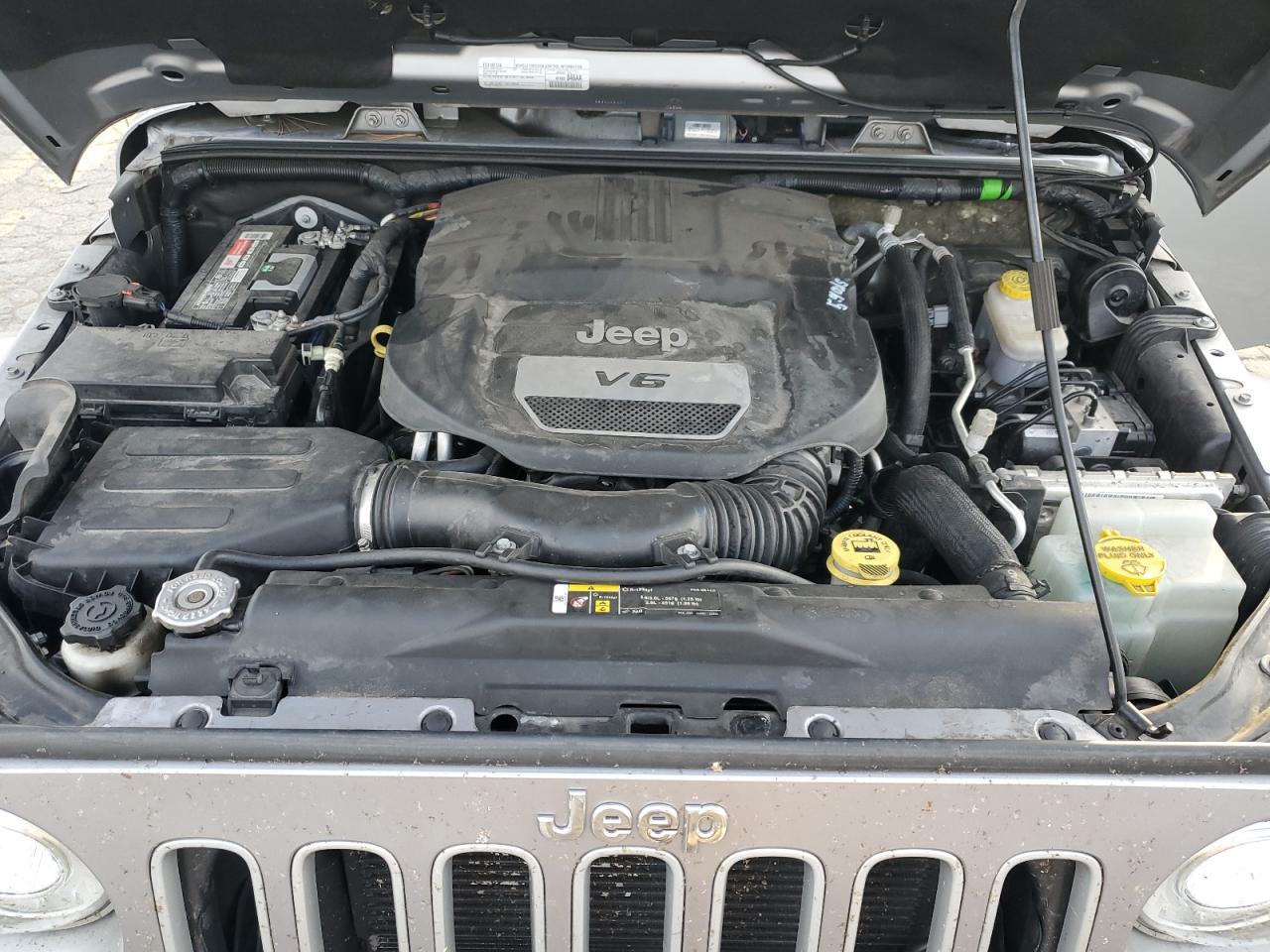 2017 Jeep Wrangler VIN 1C4BJWEG0HL726840 Copart auction photo, side / rear end damage thumbnail 12