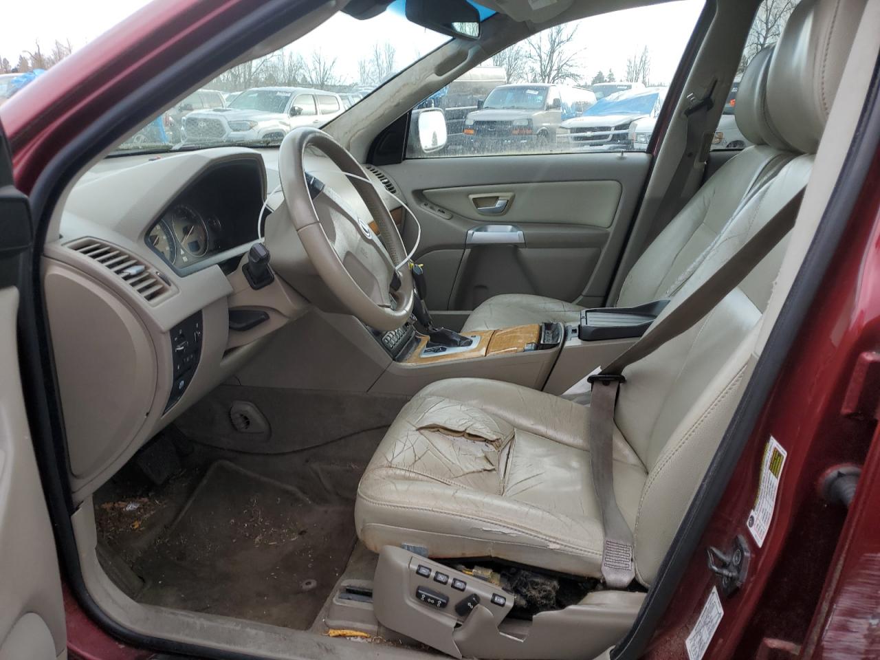 2006 Volvo XC90 VIN YV4CZ592561257580 Copart auction photo, front end / side damage thumbnail 7