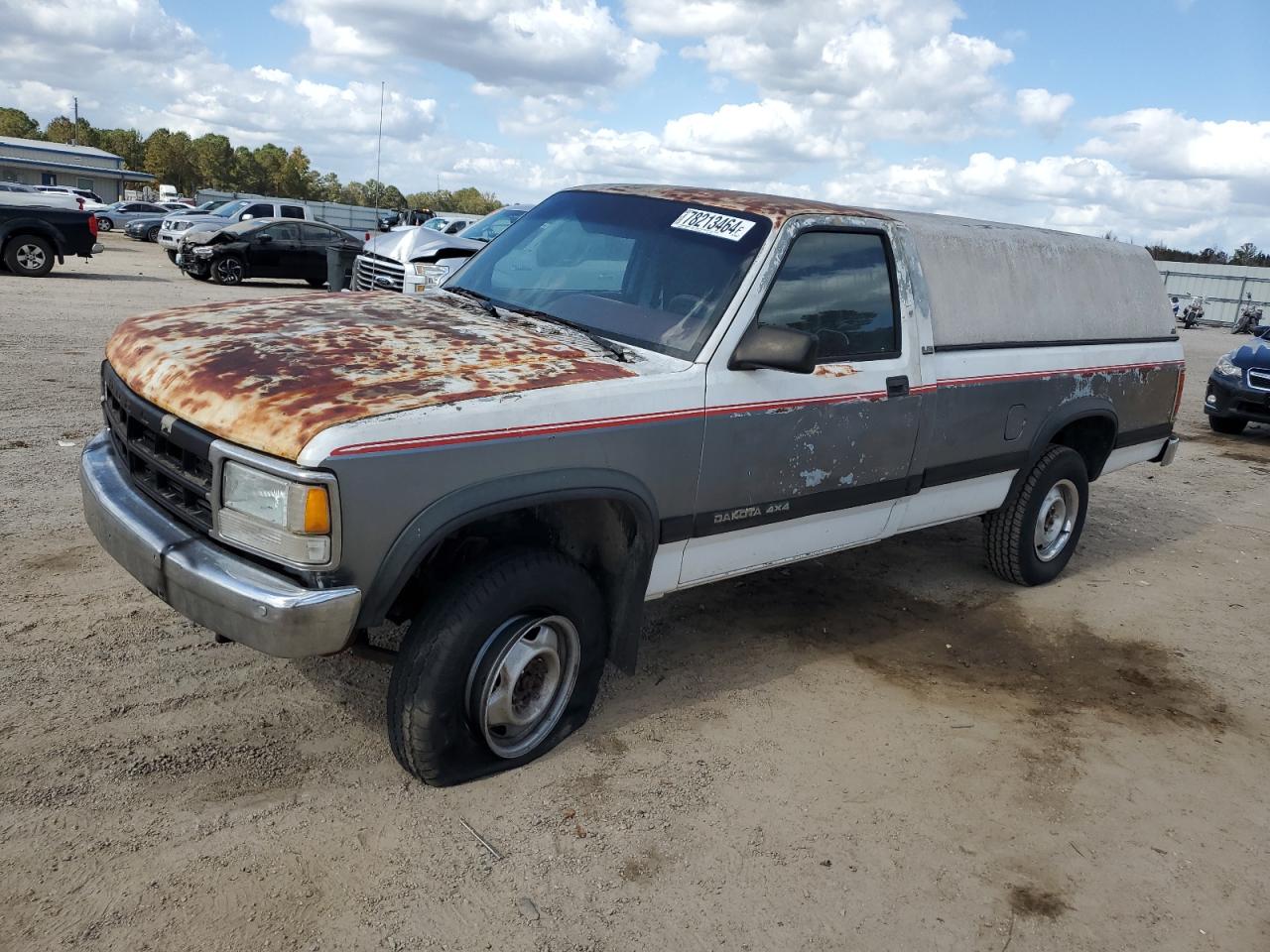 1993 Dodge Dakota VIN 1B7GG26X3PS123543