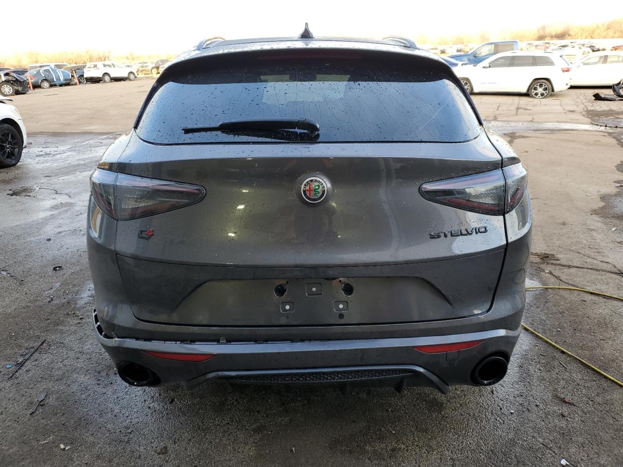 2021 Alfa Romeo Stelvio VIN ZASPAKBN0M7D11271 Copart auction photo, front end / side damage thumbnail 6