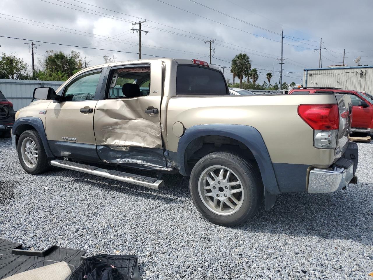 2007 Toyota Tundra VIN 5TBEV54197S472589 Copart auction photo, side damage thumbnail 2
