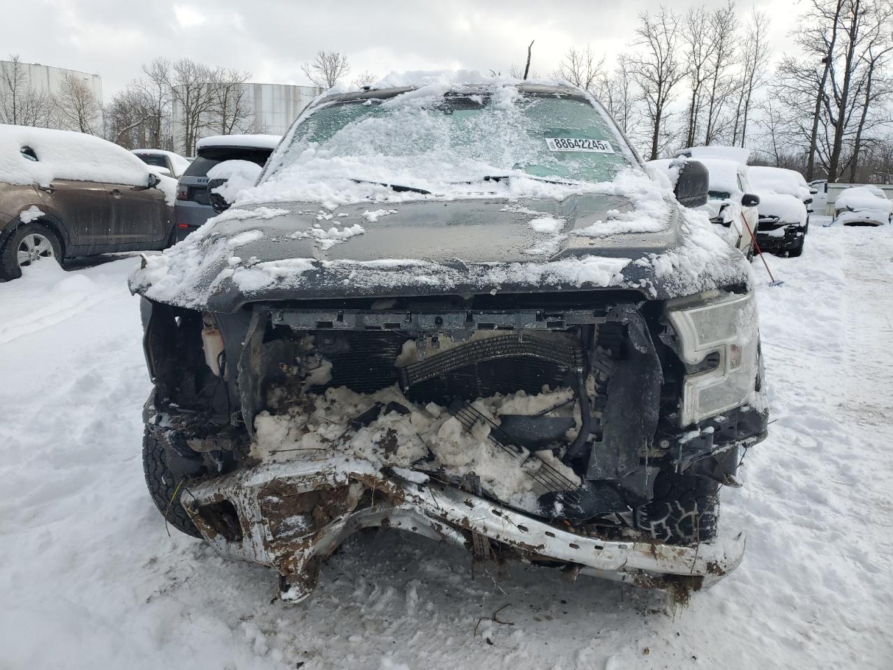 2015 Ford F-150 VIN 1FTFX1EF2FFD10732 Copart auction photo, all over damage thumbnail 5