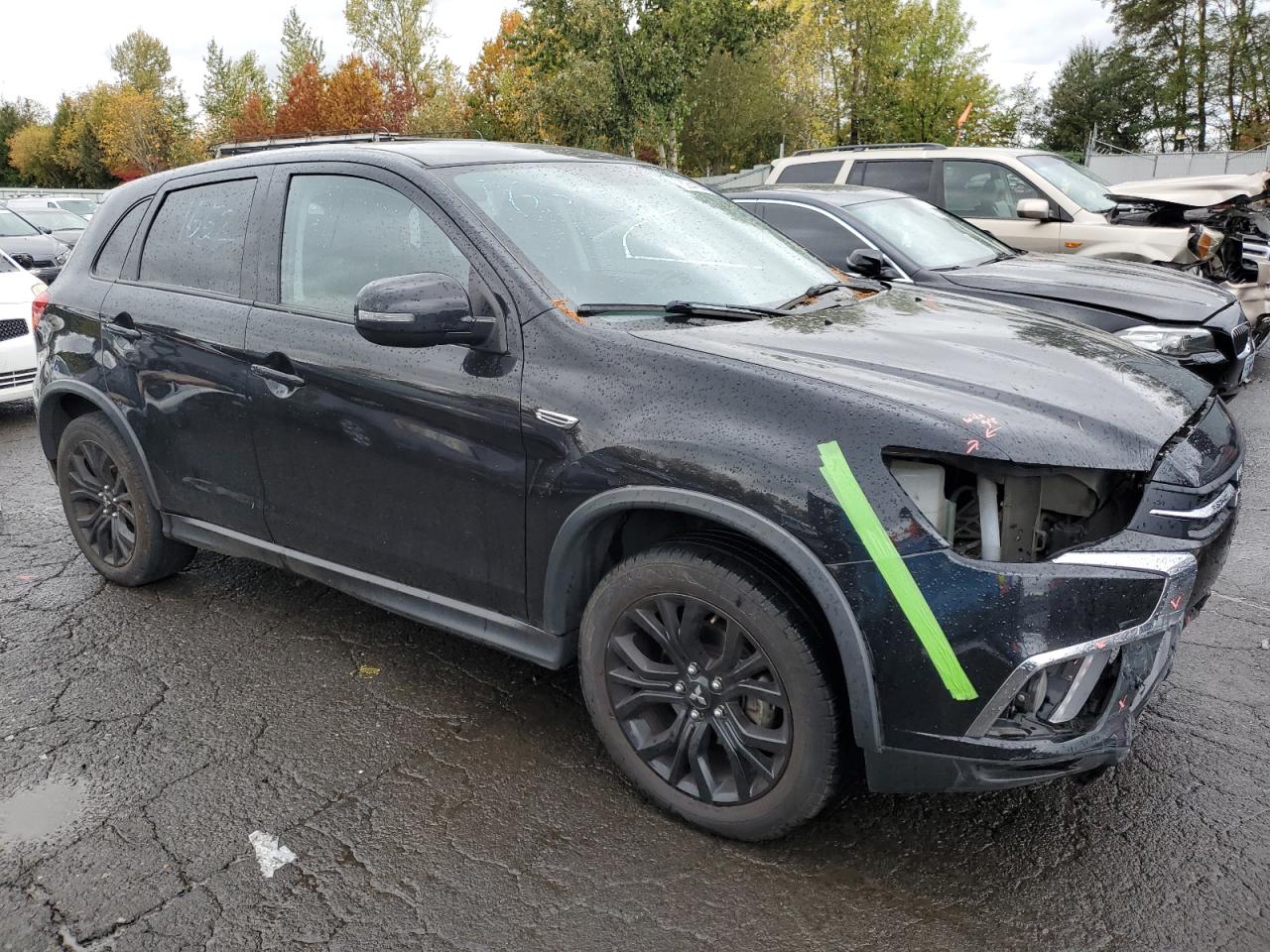 2018 Mitsubishi Outlander VIN JA4AR3AU3JZ021123 Copart auction photo, front end damage thumbnail 4