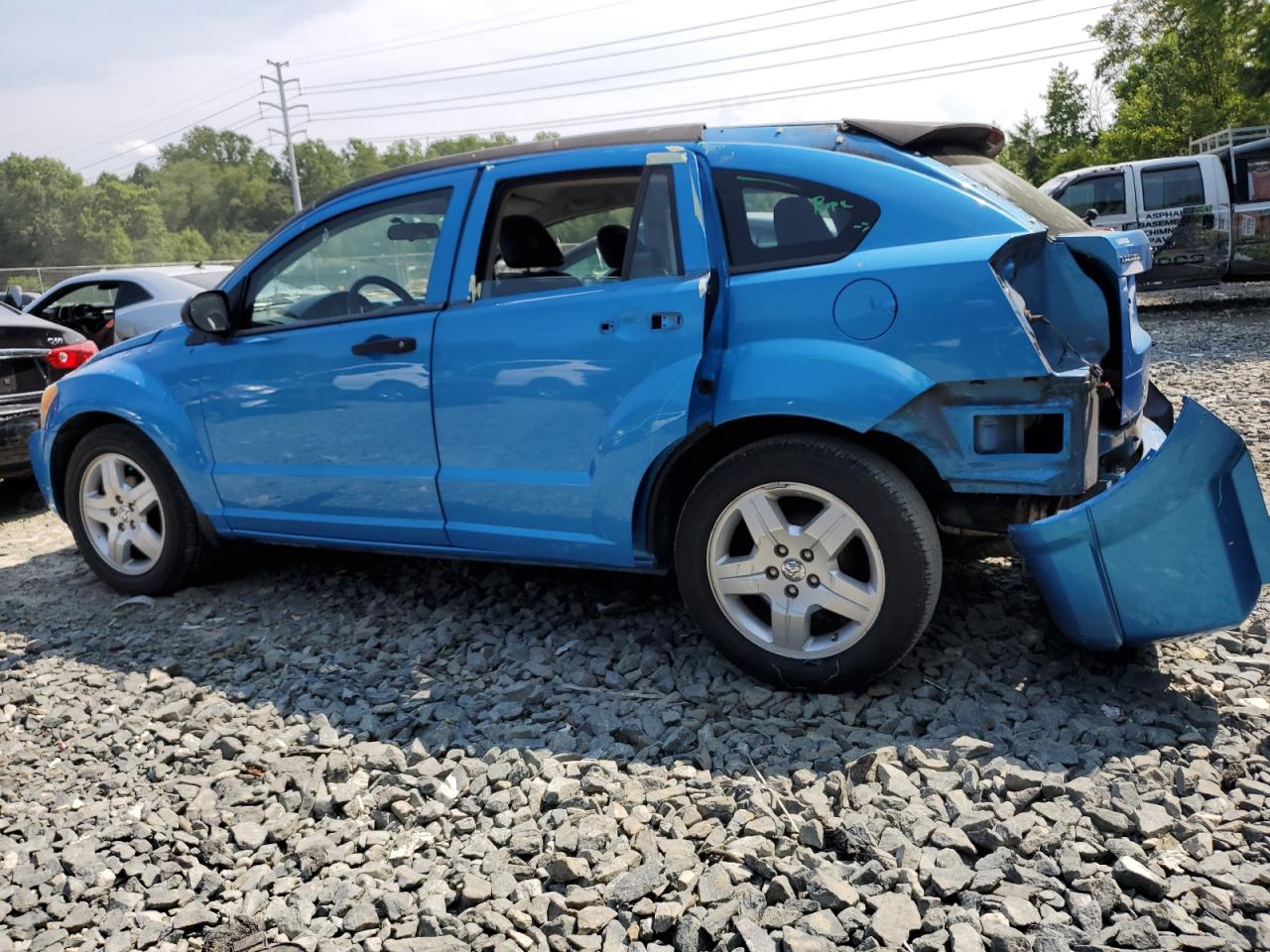 2008 Dodge Caliber VIN 1B3HB48B68D738434 Copart auction photo, rear end / side damage thumbnail 2